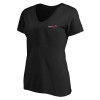 Thumbnail image for  Womens Plus Black V Neck T Shirt