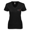Thumbnail image for  Next Level Womens Black Ideal V Tee