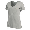 Thumbnail image for  Womens Plus Heather Grey V Neck T Shirt