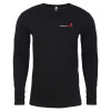 Thumbnail image for  Next Level Black Cotton Long Sleeve Tee