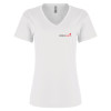 Thumbnail image for  Next Level Womens White Cotton V Neck Tee