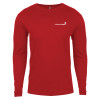 Thumbnail image for  Next Level Red Cotton Long Sleeve Tee