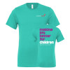 Thumbnail image for  Bella + Canvas Teal Jersey Cotton T Shirt