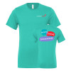 Thumbnail image for  Bella + Canvas Teal Jersey Cotton T Shirt