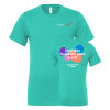 Thumbnail image for  Bella + Canvas Teal Jersey Cotton T Shirt