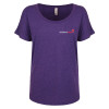 Thumbnail image for  Next Level Womens Purple Rush Triblend Dolman Tee