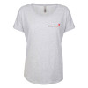 Thumbnail image for  Next Level Womens Heather White Triblend Dolman Tee