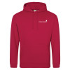 Thumbnail image for  Just Hoods Chili Red College Fleece Hoodie