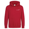 Thumbnail image for  Just Hoods Youth Fire Red College Fleece Pullover Hoodie