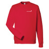 Thumbnail image for  Just Hoods Fire Red College Fleece Crew