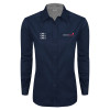 Thumbnail image for  Womens Navy Twill Button Down Long Sleeve 