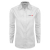 Thumbnail image for  Womens White Twill Button Down Long Sleeve