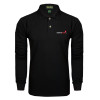 Thumbnail image for  Black Long Sleeve Polo