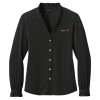 Thumbnail image for  Brooks Brothers Womens Black Long Sleeve Ruffle Collar Blouse