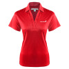Thumbnail image for  Womens Red Performance Fine Jacquard Polo