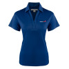 Thumbnail image for  Womens Navy Performance Fine Jacquard Polo