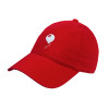 Thumbnail image for  Red Unstructured Adjustable Low Profile Hat