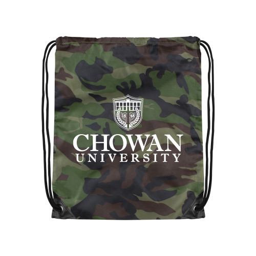 Camo Drawstring Backpack - Primary Mark