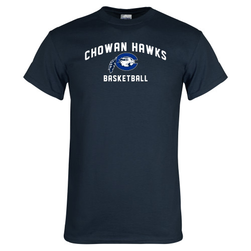  Navy T Shirt - Chowan Basketball