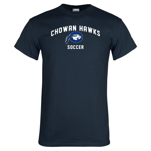  Navy T Shirt - Chowan Soccer