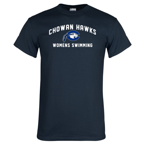  Navy T Shirt - Chowan Womens Swimming