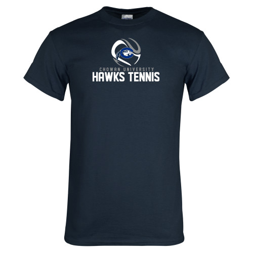  Navy T Shirt - Chowan Hawks Tennis