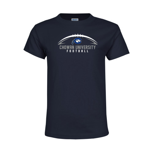 Youth Navy T Shirt - Chowan University Football