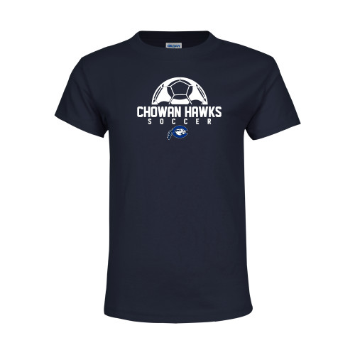  Youth Navy T Shirt - Chowan Hawks Soccer