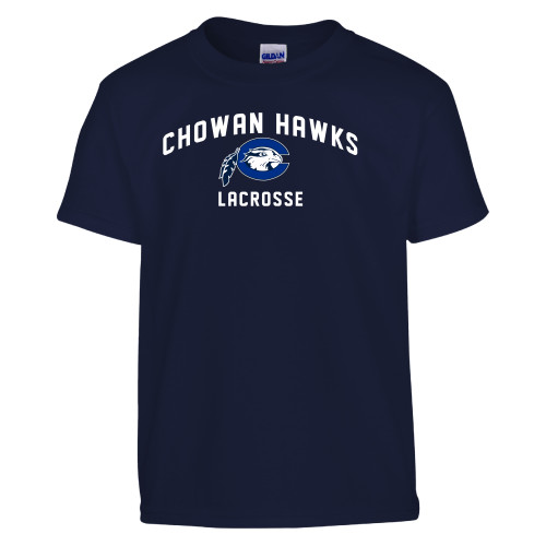  Youth Navy T Shirt - Chowan Lacrosse