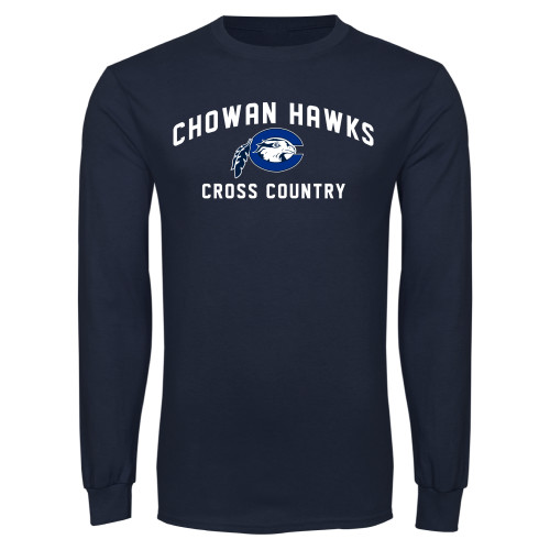  Navy Long Sleeve T Shirt - Chowan Cross Country