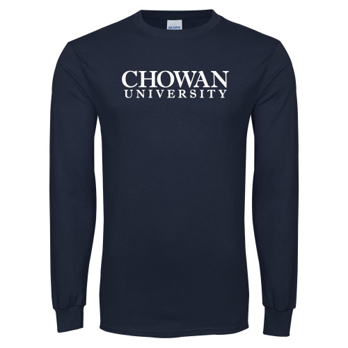  Navy Long Sleeve T-Shirt - Chowan University