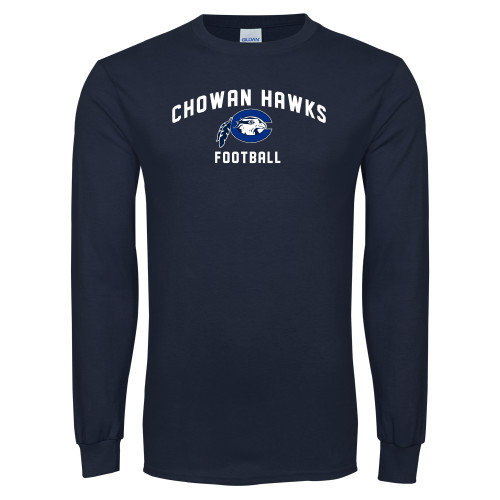  Navy Long Sleeve T-Shirt - Chowan Football