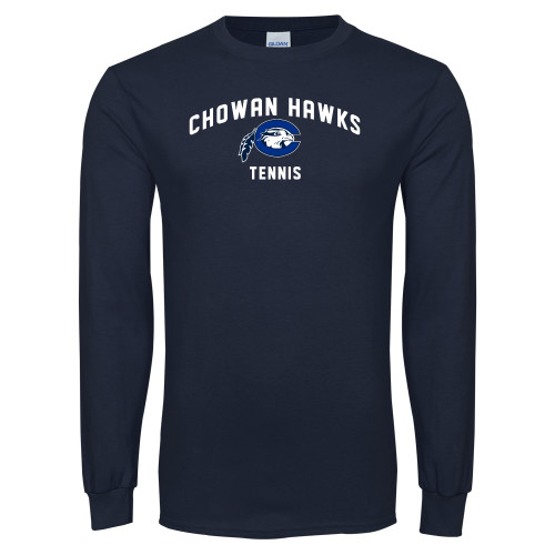  Navy Long Sleeve T-Shirt - Chowan Tennis