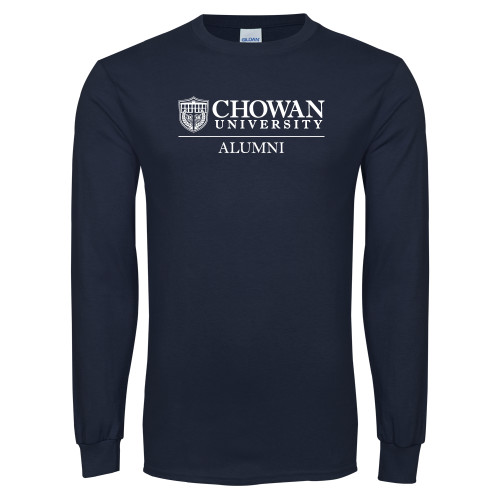  Navy Long Sleeve T-Shirt - Chowan Alumni