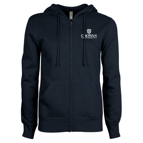 Chowan ENZA Womens Navy Fleece Full Zip Hoodie