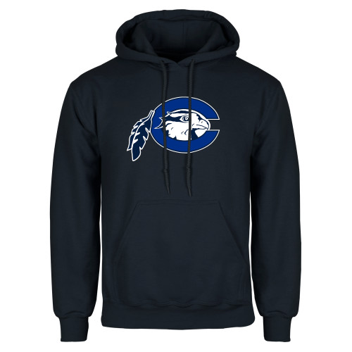  Navy Fleece Hoodie - Mascot Logo