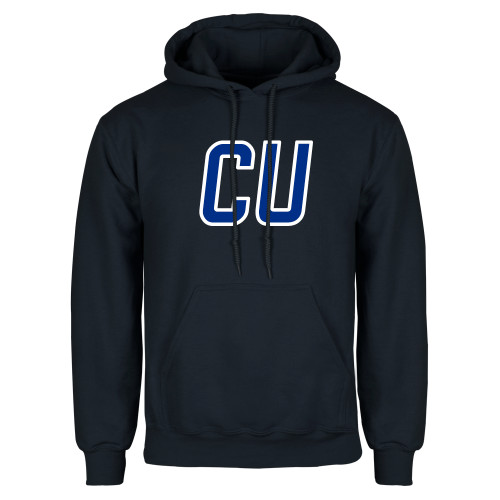  Navy Fleece Hoodie - CU Mark