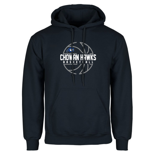  Navy Fleece Hoodie - Chowan Hawks Basketball