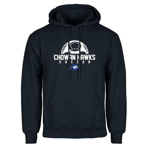  Navy Fleece Hoodie - Chowan Hawks Soccer