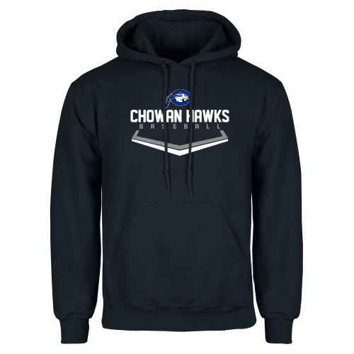  Navy Fleece Hoodie - Chowan Hawks Baseball