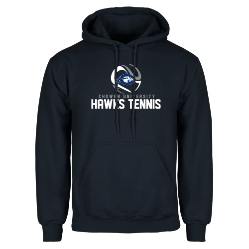  Navy Fleece Hoodie - Chowan Hawks Tennis