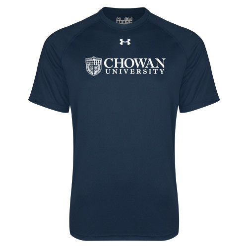  Under Armour Navy Tech Tee - Horizontal Primary Mark