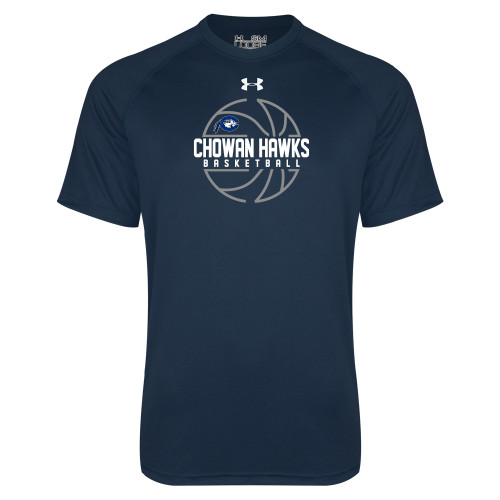  Under Armour Navy Tech Tee - Chowan Hawks Basketball