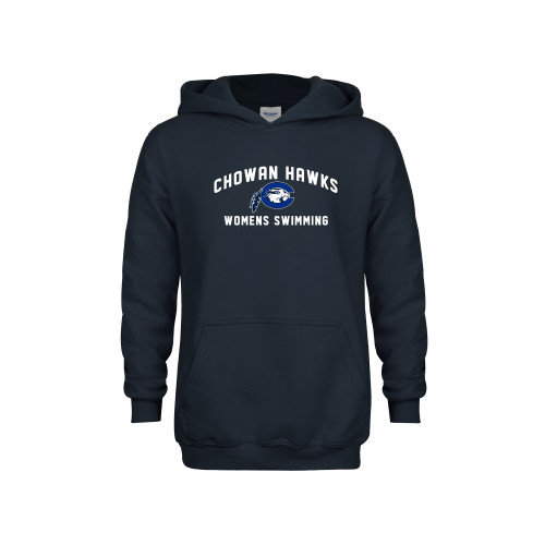  Youth Navy Fleece Hoodie - Chowan Womens Swimming