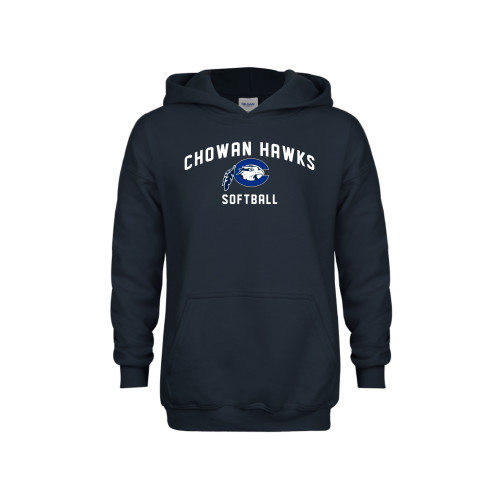  Youth Navy Fleece Hoodie - Chowan Softball