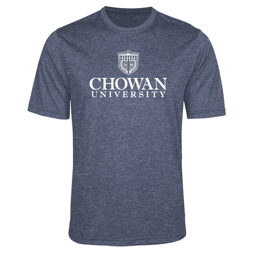  Navy Heather Performance Contender Tee - Primary Mark