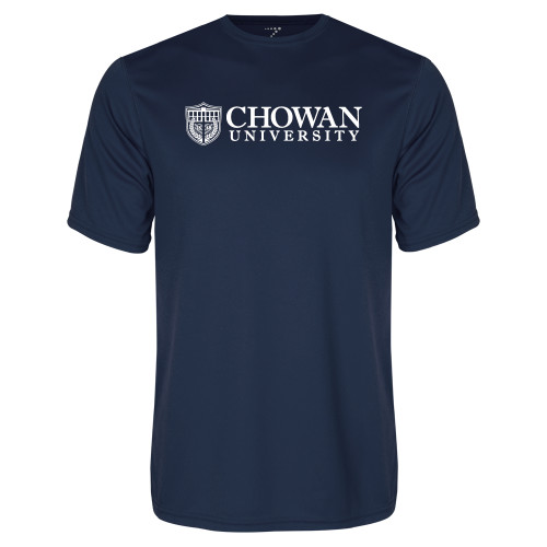  Navy Performance Tee - Horizontal Primary Mark