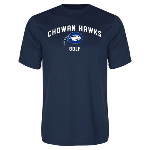  Navy Performance Tee - Chowan Golf