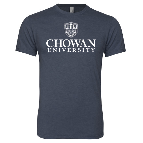  Next Level Navy Triblend Tee - Primary Mark