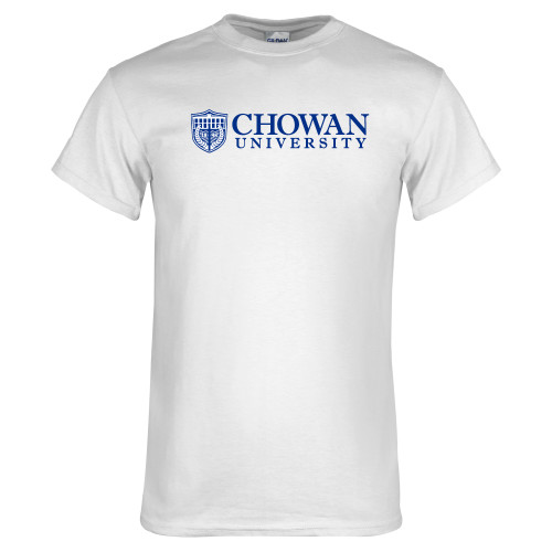  White T Shirt - Horizontal Primary Mark